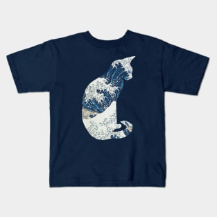Hokusai Cat Kids T-Shirt